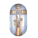 Crucifix wood olive Saint Benedict - Galleria Mariana