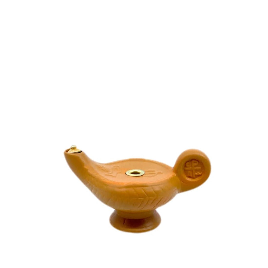 Lampada ad olio in porcellana - Galleria Mariana