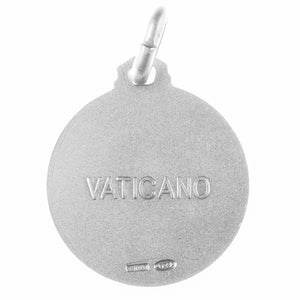 Retro Medaglia d'argento della Madonna del Carmine - Galleria Mariana