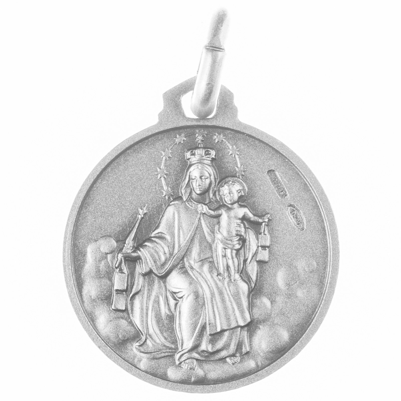 Medaglia d'argento della Madonna del Carmine - Galleria Mariana