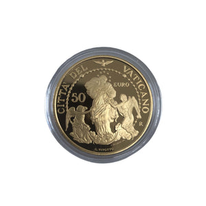Moneta Serie divisionale di monete in Euro del Vaticano in oro anno 2017 - Galleria Mariana