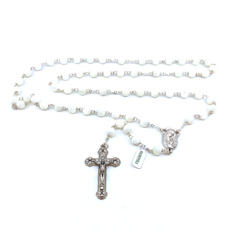 Rosary in mother of pearl - Galleria Mariana