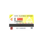 Retro Scheda telefonica della Città del Vaticano n. 64 - Galleria Mariana