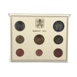 Serie divisionale di monete in Euro del Vaticano anno 2017 - Galleria Mariana