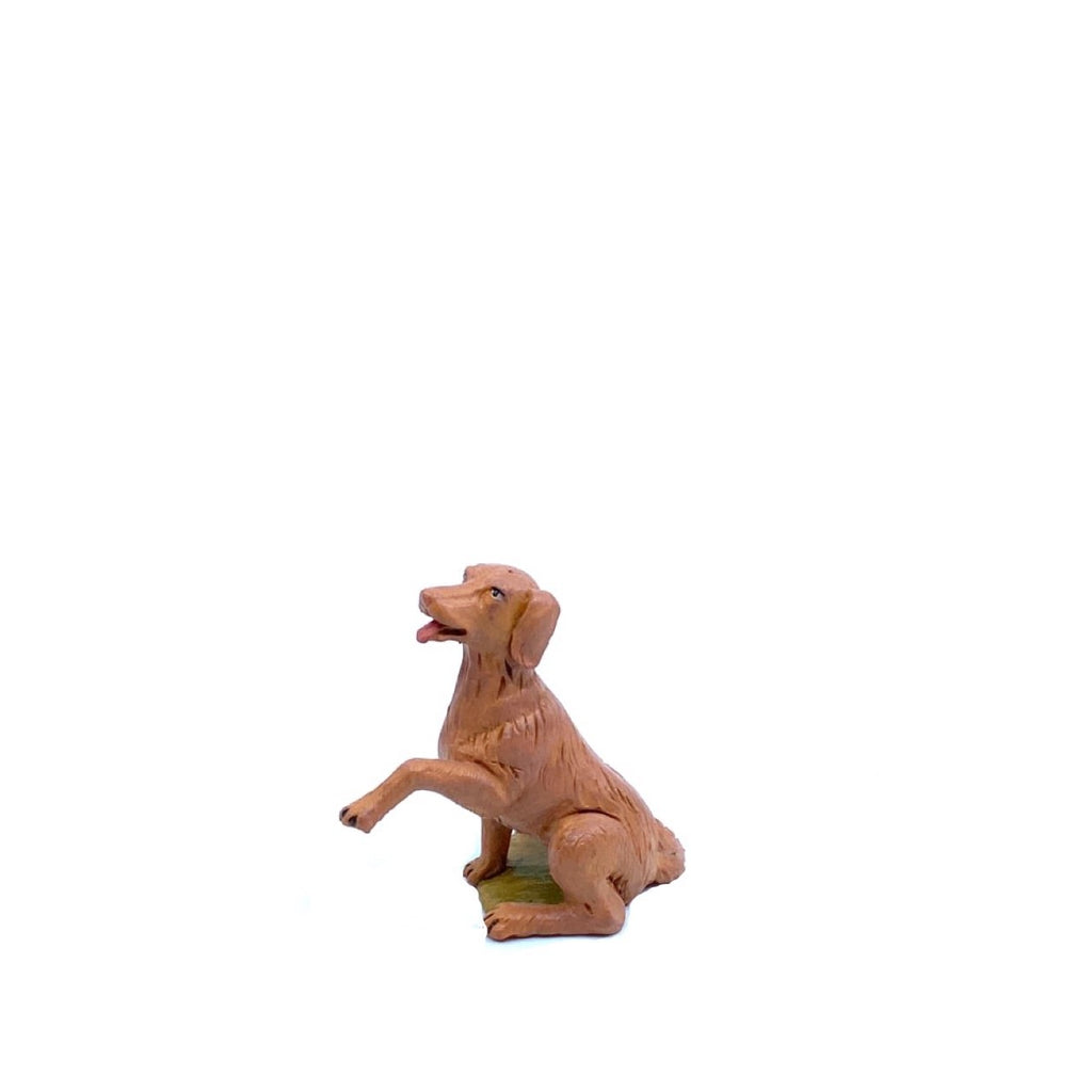 Sitting dog for Fontanini 30 cm nativity scene - Galleria Mariana