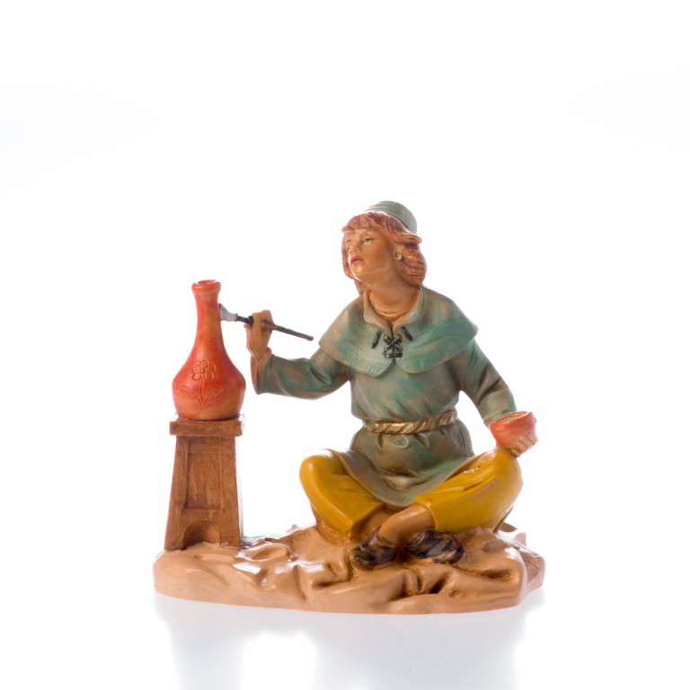 VASAIO N. 161 PER PRESEPI FONTANINI DA 12 CM Galleria Mariana